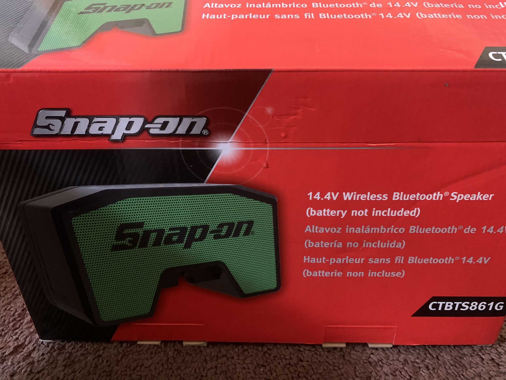 Snap on speaker