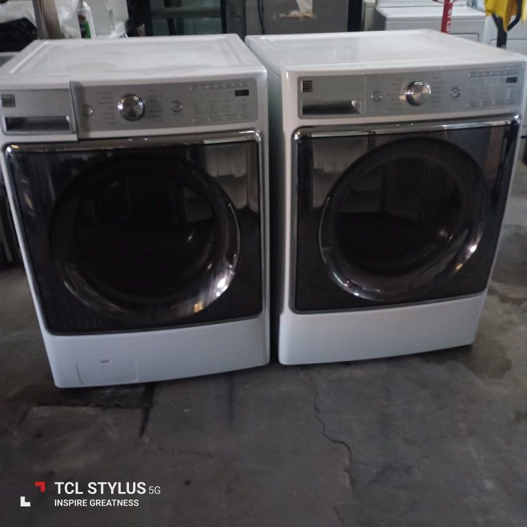 Set Washer And Dryer Kenmore Gas Dryer Large Capacity Everything Is And Good Working Condition 3 Months Warranty Delivery And Install