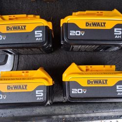 DeWalt 5AH Power Tool Batteries New