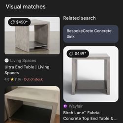 Living Spaces End Table