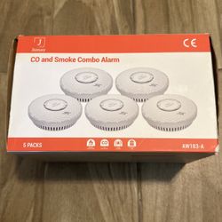 CO & Smoke Combo Alarms 5 Pack