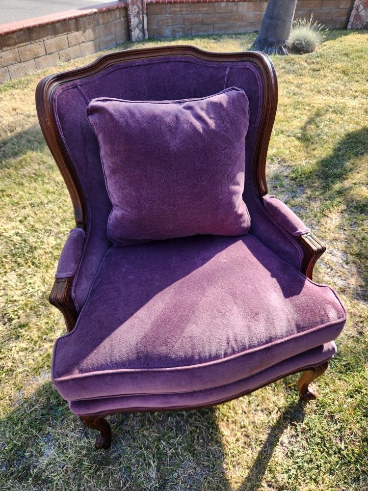 Ethan Allen Fancy Wingback Chair