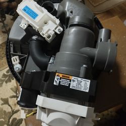 Whirlpool Dishwasher Pump And Motor 