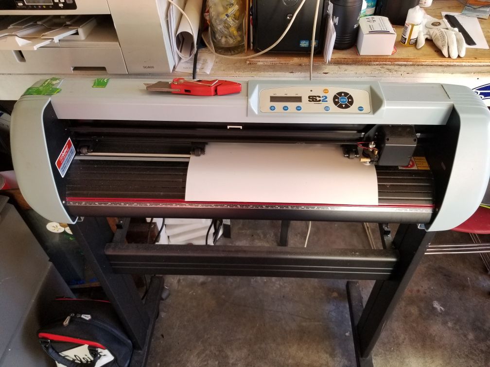 Sg800 Sublimation printer 32 inc US Cutter (Plotter) 15×15 Heat Press T-Shirt Vinyl  