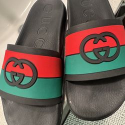 🔥 Gucci Slides – Size 12 – Classic Red/Green – Clean 🔥