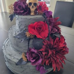 Faux Halloween Cake Decoration 