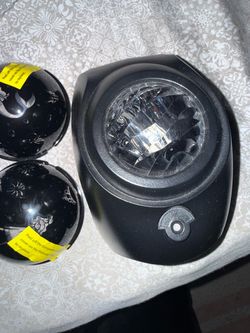 LED projector northern lights, white noise