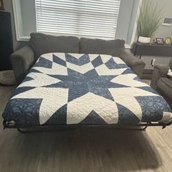 Sleeper sofa w/ queen mattress - $500 OBO