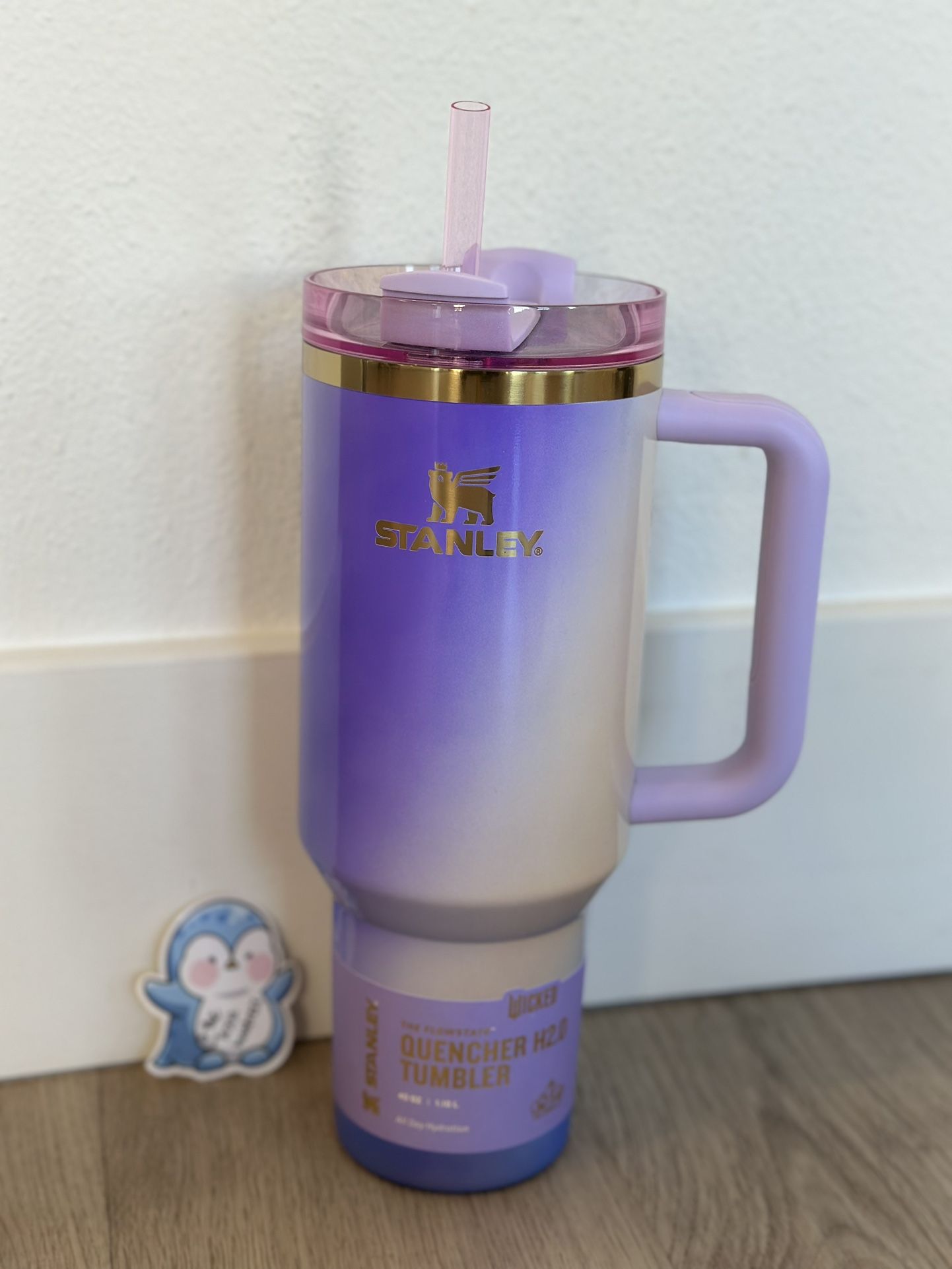 LIMITED WICKED Stanley 40oz Stainless Steel Quencher Tumbler Glinda For Good