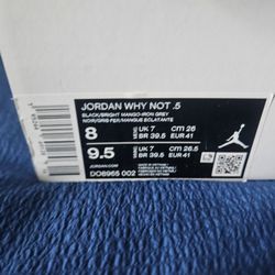 Jordan Why Not .5 PF Black / Bright Mango