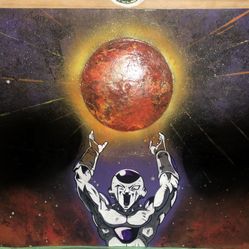 Dragon Ball Super Frieza Painting. 20x16 Super Saiyan God