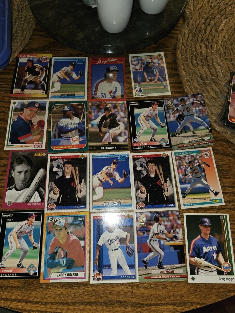 19 Baseball Rookie Hall Of Famer Cards