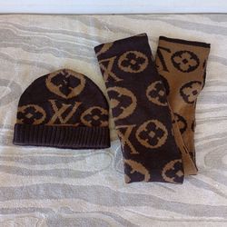 Beanie With Matching Scarf