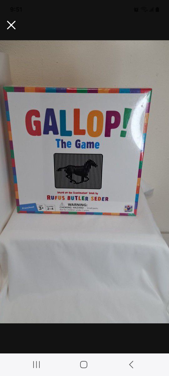 Gallop! The Game- Preschool Ages 3+- NEW