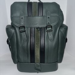 Coach  HITCH BACKPACK WITH VARSITY STRIPE