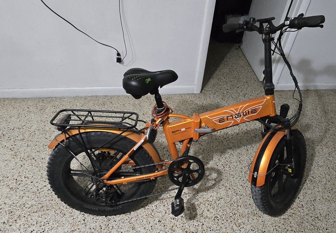ENGWE Engine Pro 1000W Peak Motor Folding Electric Bike for Adults - 48V16A Battery