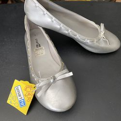 Smartfit Girls  Silver Fiona Flats