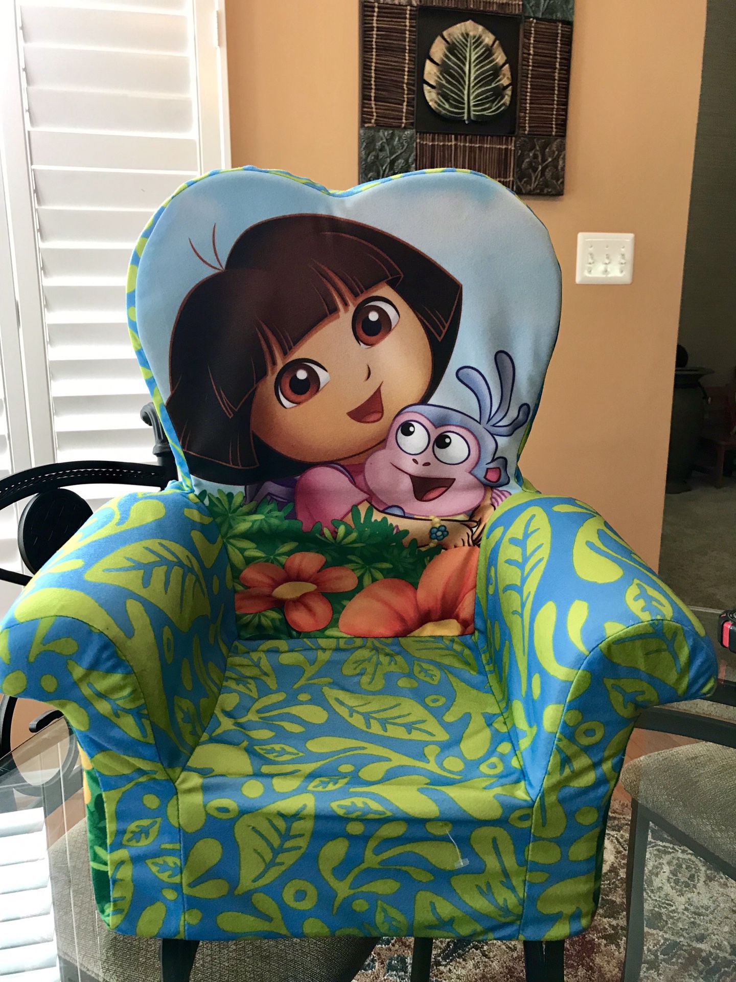 Dora The Explorer & Boots Foam Kids Chair .