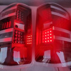14-19 Chevrolet Silverado LED Taillights Luces Traseras Micas Faros Focos Faroles