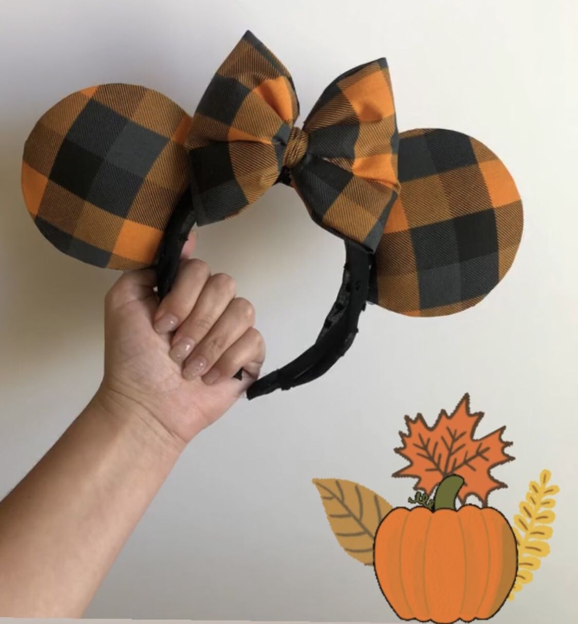 Disney Minnie Ears Fall Design 