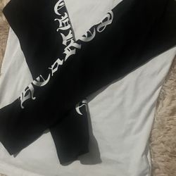 chrome hearts black and white size small