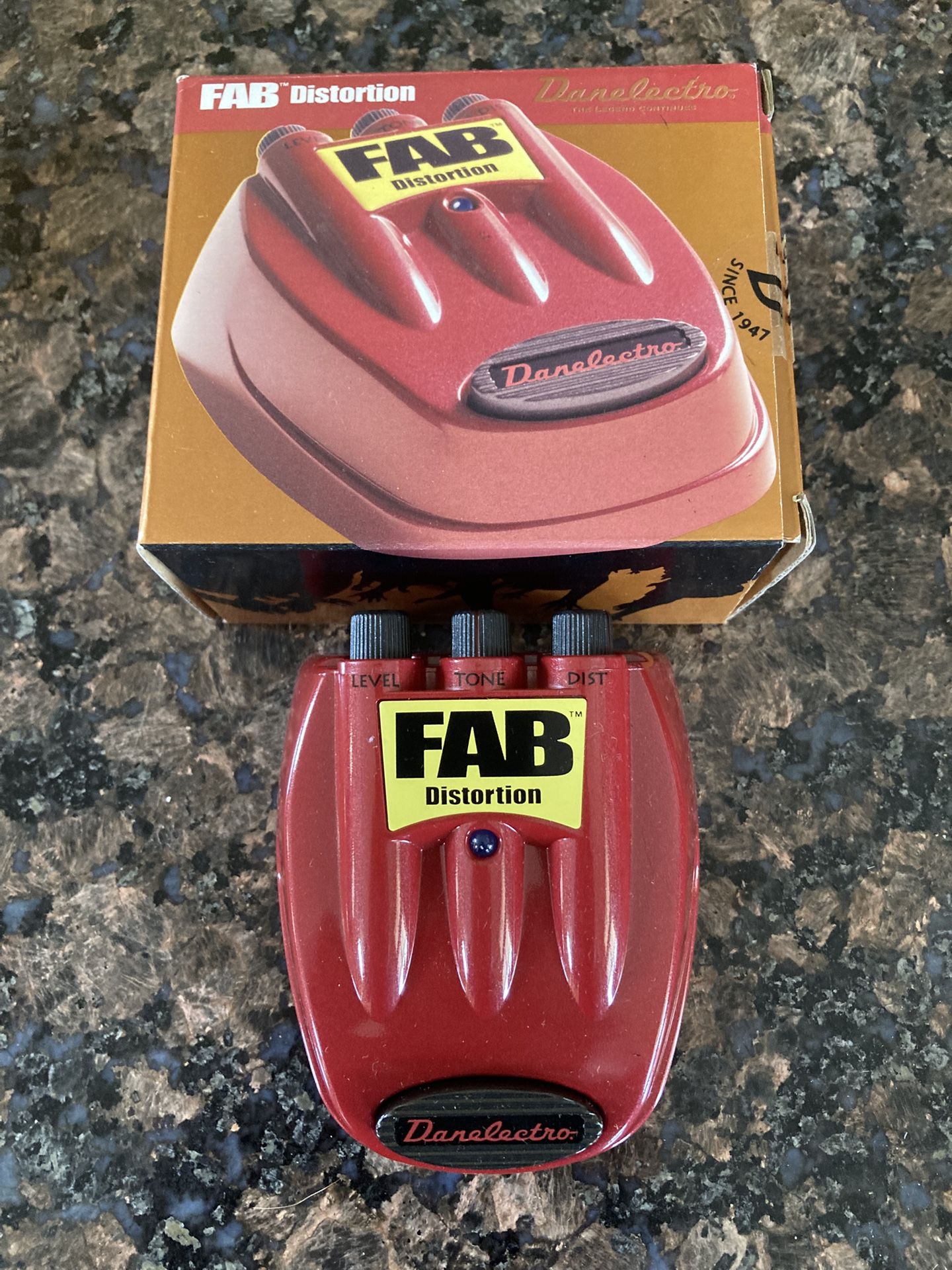 NEW DANELECTRO FAB DISTORTION GUITAR PEDAL