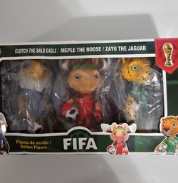 FIFA MASCOTS Pack of three new in box