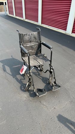 Folding Transport Wheelchair