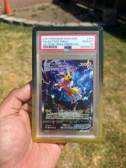 Pokémon Jolteon VMAX Premium Coll. Full Alt Art Promo SWSH184 PSA 10