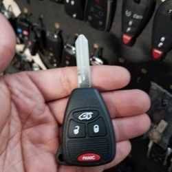 Made in Upland for $99| 2005-18 Jeep Chrysler Dodge Key & Remote Copy (200, Avenger, Charger, Durango, Magnum, Patriot, Liberty, Wrangler, RAM & more)
