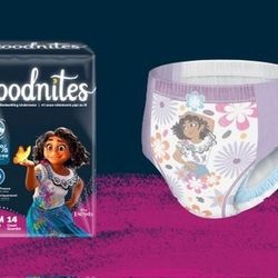 HUGGIES Pull-Ups Goodnites Nighttime Underwear 