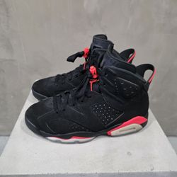 Jordan 6 Retro Infrared Men's Size 8.5 Used No Box