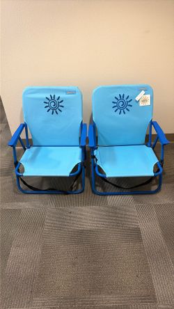 Blue Beach Chairs
