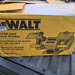DEWALT 6INCH BENCH GRINDER NEW