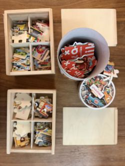 2 sets of Melissa & Doug 4-in-1 Wooden Jigsaw Puzzle + train number puzzle 3+