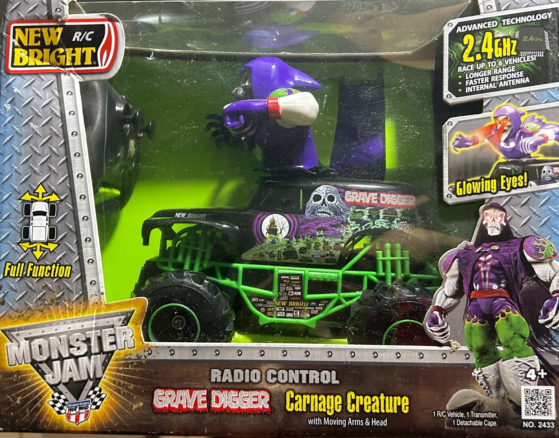 New Bright R/C Monster Jam Grave Digger