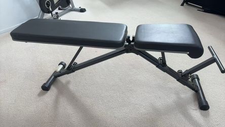 BARWING 1300 LB Weight Bench Heavy Capacity 9-4-4 90° Adjustable Incline Decline Exercise Chair