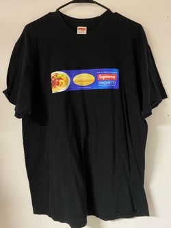 Supreme Spaghetti Graphic T-Shirt Black