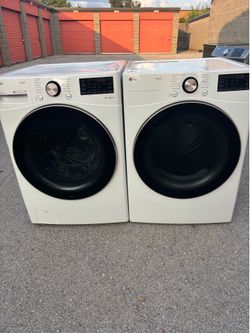 LG washer and electric dryer set