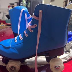 Royal Blue Hightop Skates