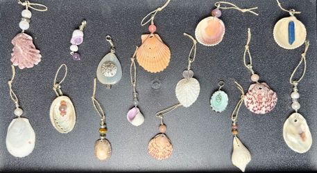 Lot of Handmade Shell Pendants - Boho Beach Style