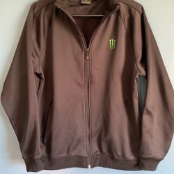 MONSTER ENERGY JACKET WITH ZIPPER/POCKETS ADULT SIZE X-LARGE