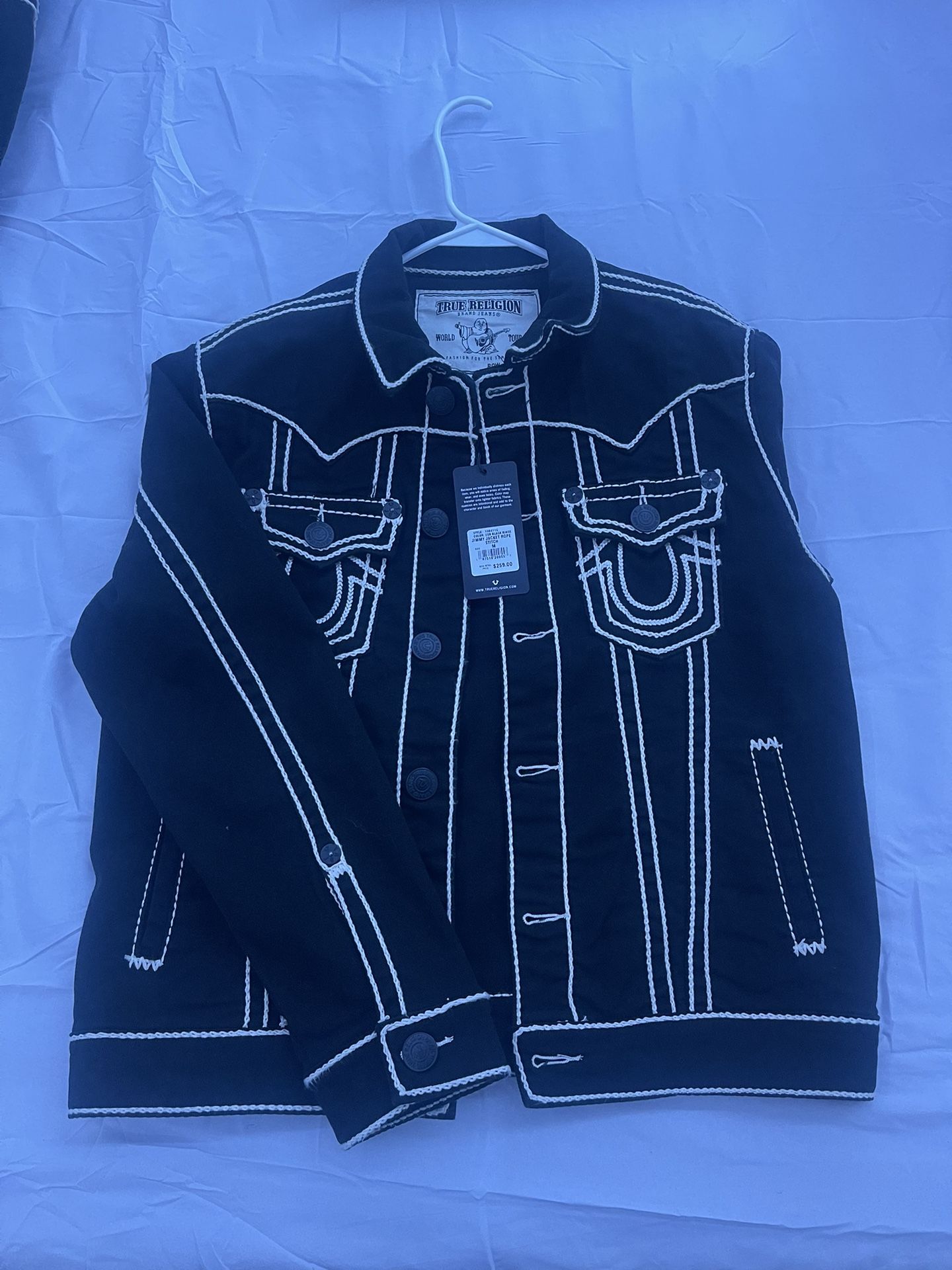 True Religion (Black Rinse Rope Stitch) M/32in