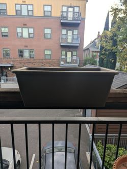 Over rail planters