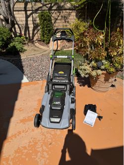 Cordless Ego Mower & Charger