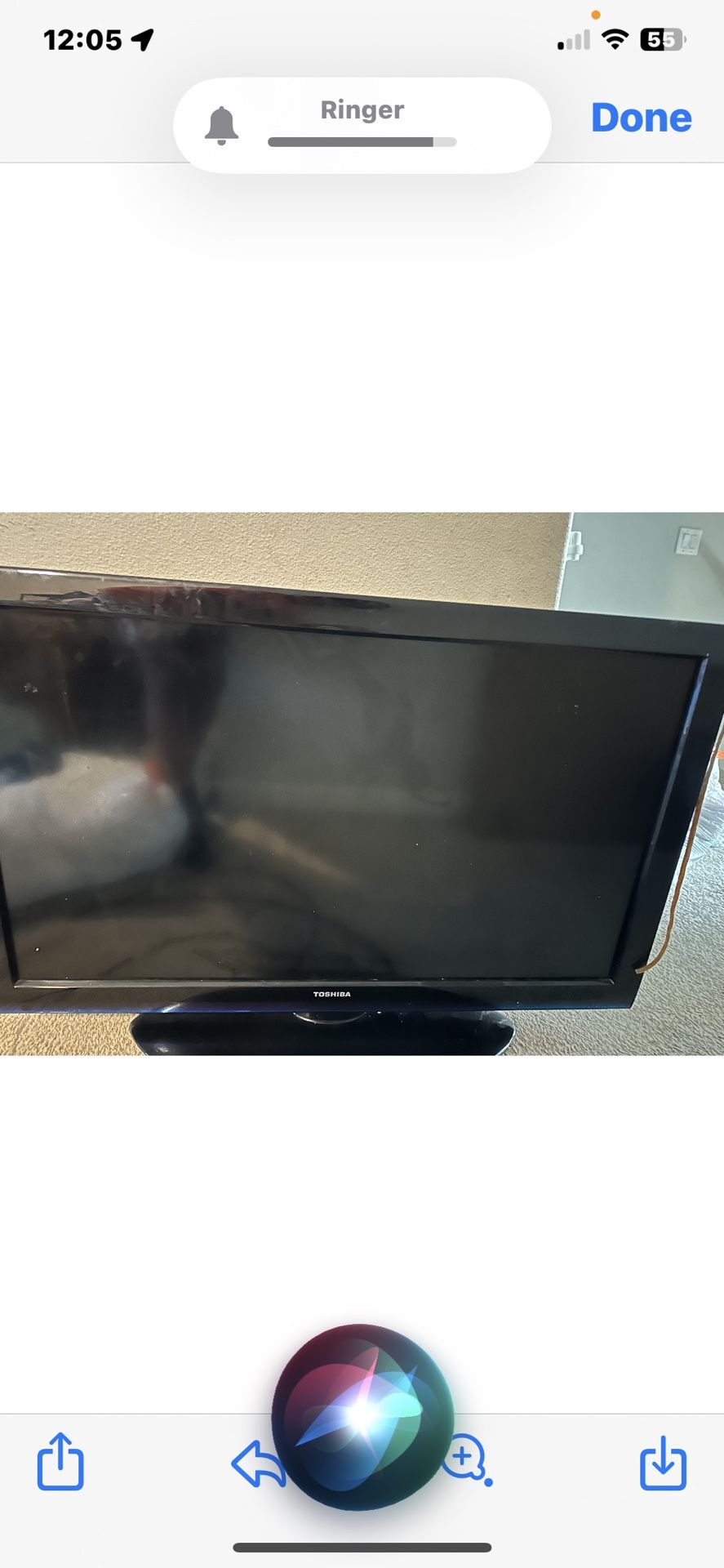 Toshiba 40” TV