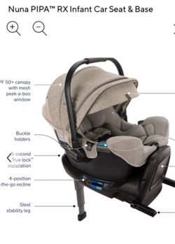 Nuna car seat & base