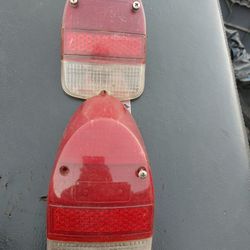 1968-70 Tail Light Lenses With White Back Up Light 