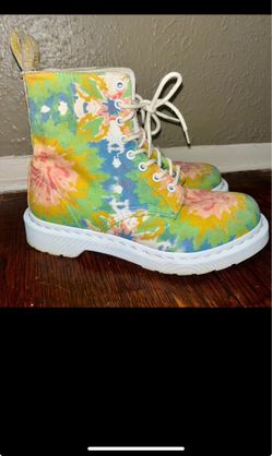 Dr Martens Tie Dye Boots