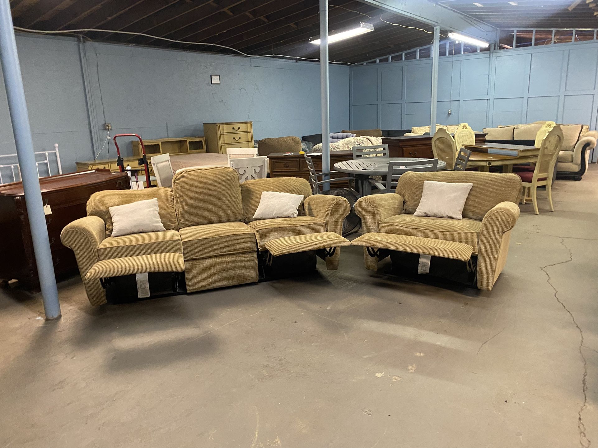FREE delivery - Clean LazBoy Recliner Sofa Loveseat Set